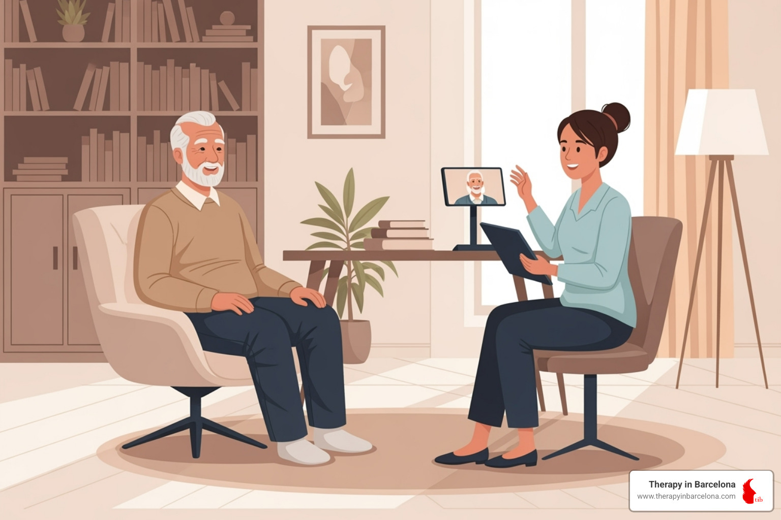 A mind map showing various interconnected life challenges that therapy can help with - online therapy for adults