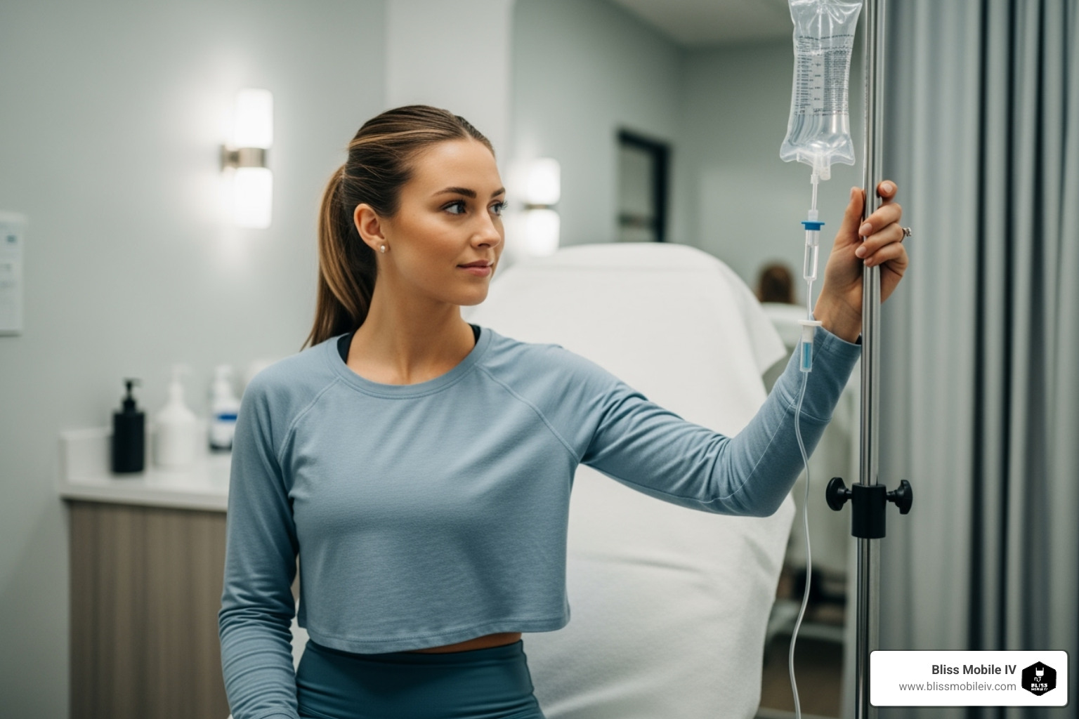variety of IV drip bags with labels like immunity recovery and hydration - iv drip salt lake city