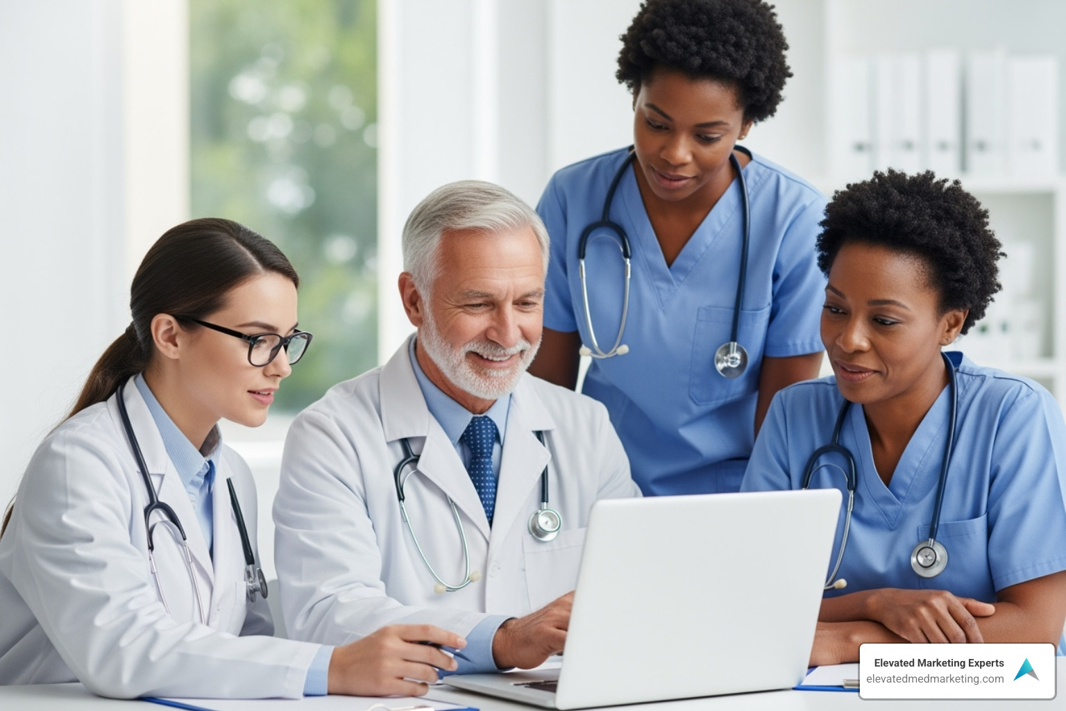 Google search results page showing a medical practice ranking in both the map pack and organic search results - medical marketing for doctors Google search results page showing a medical practice ranking in both the map pack and organic search results - medical marketing for doctors