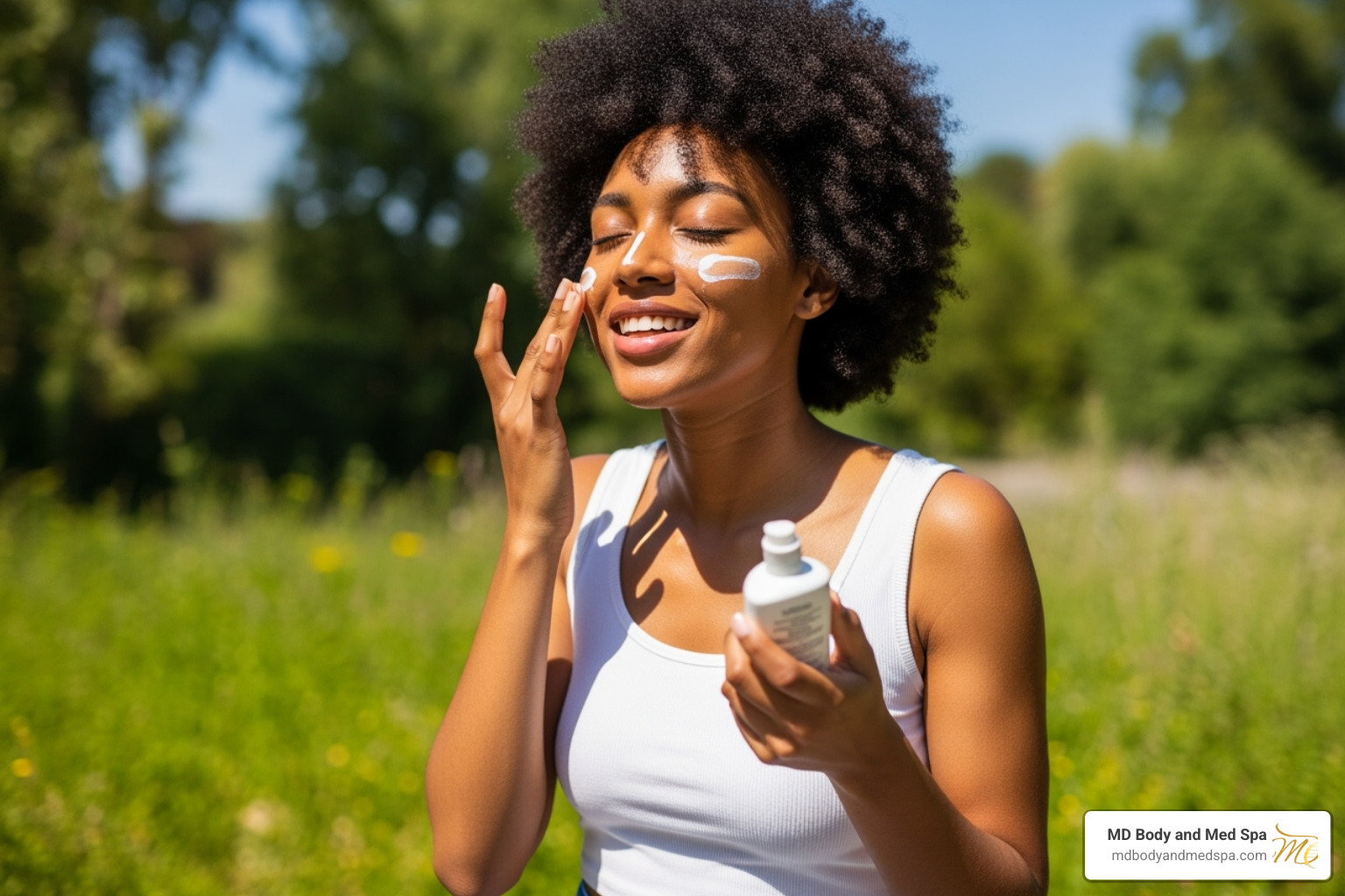 person applying sunscreen - how long does botox last
