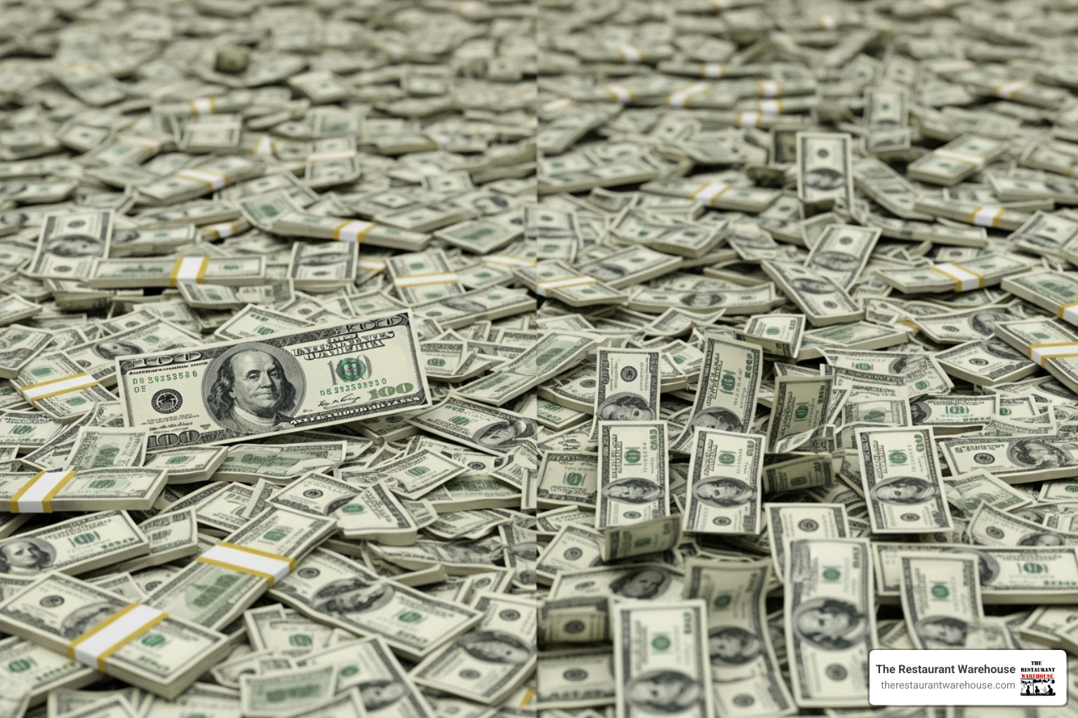 Chart showing positive cash flow comparison between financing equipment versus paying cash upfront - commercial kitchen equipment finance