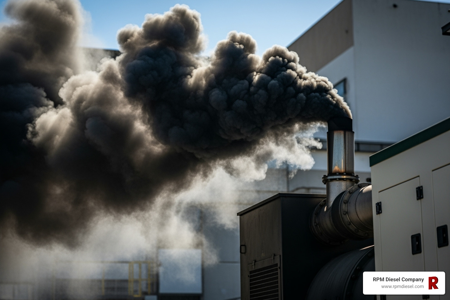black smoke coming from generator exhaust - Diesel Generator Repair Florida