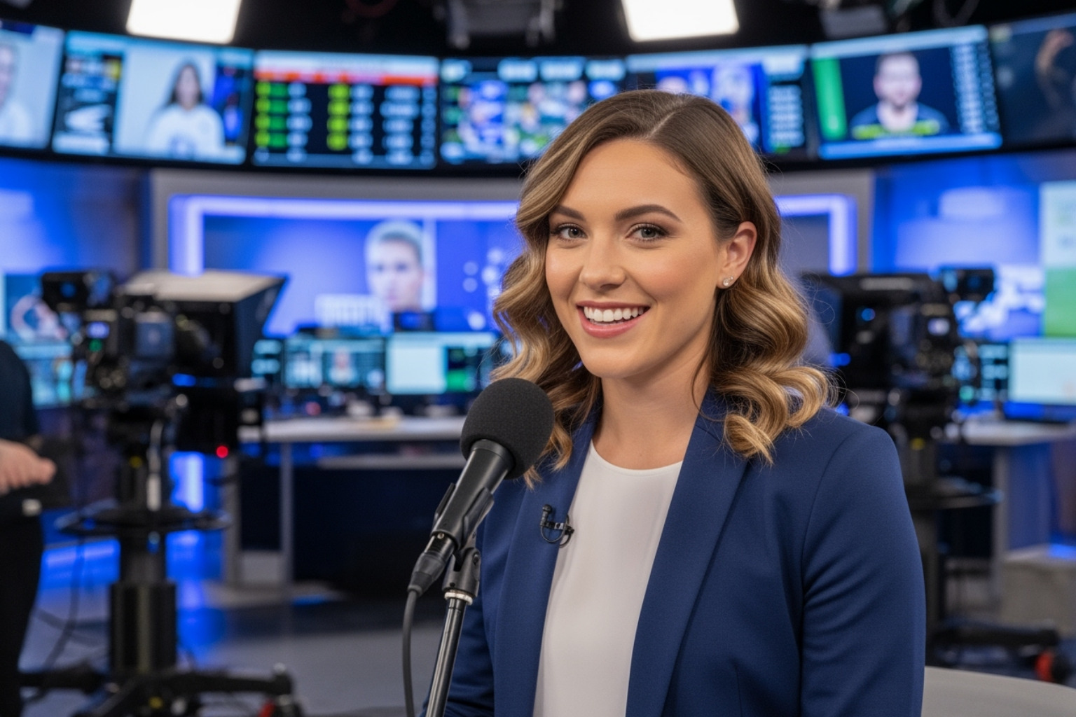 Sophie Cunningham as a broadcast analyst - sophie cunningham