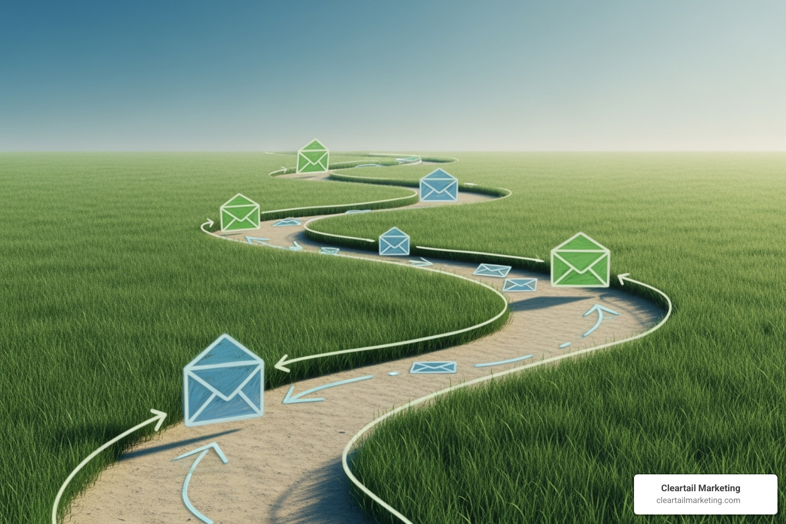 customer journey map showing email touchpoints - drip campaign best practices