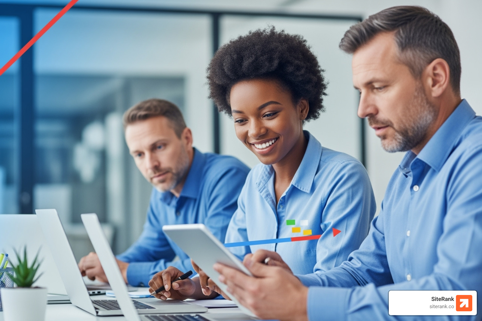 Perfectly optimized HVAC service webpage on a laptop screen - hvac seo services