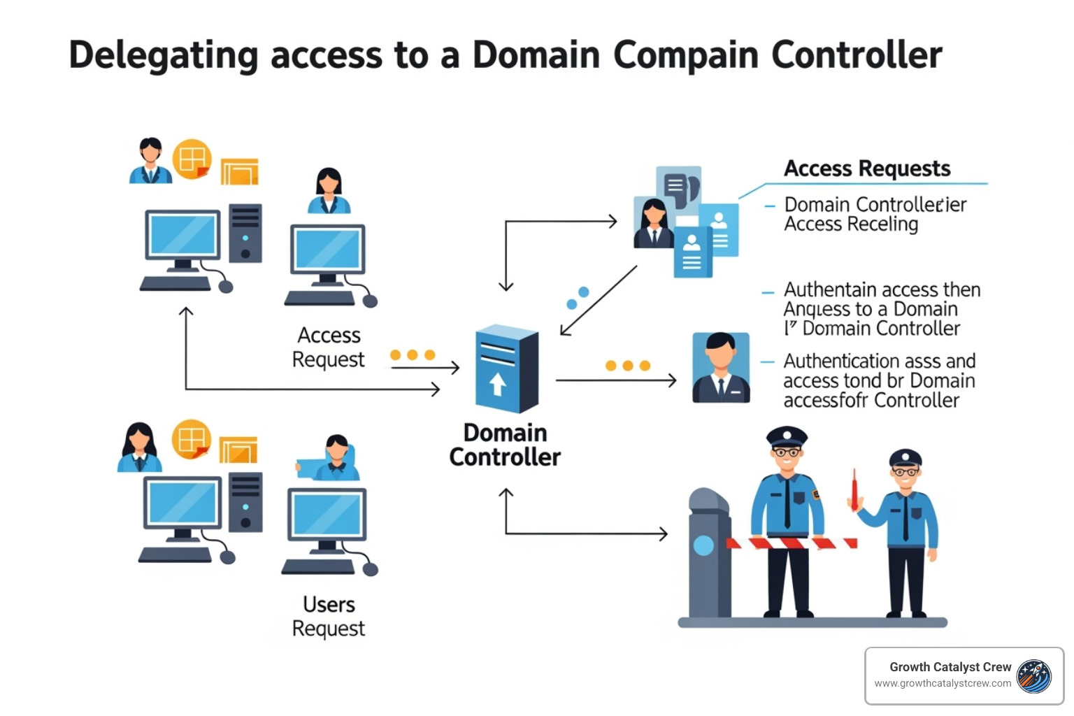 Delegation of Control Wizard starting screen in Active Directory Users and Computers - delegate access to domain controller
