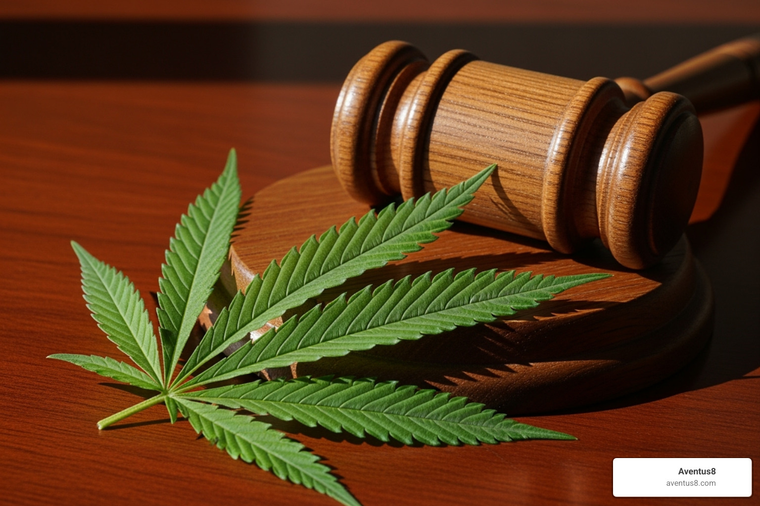 Legal gavel with hemp leaf - Best Delta 8 online