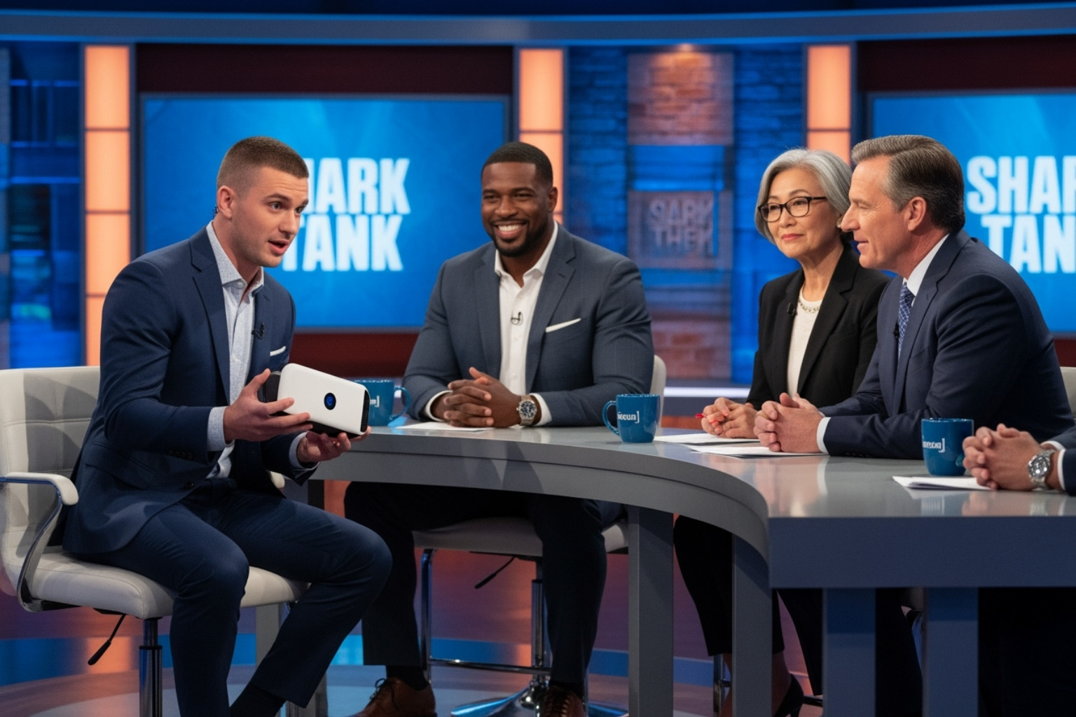 Mike Gutow pitching on Shark Tank - legacy shave net worth