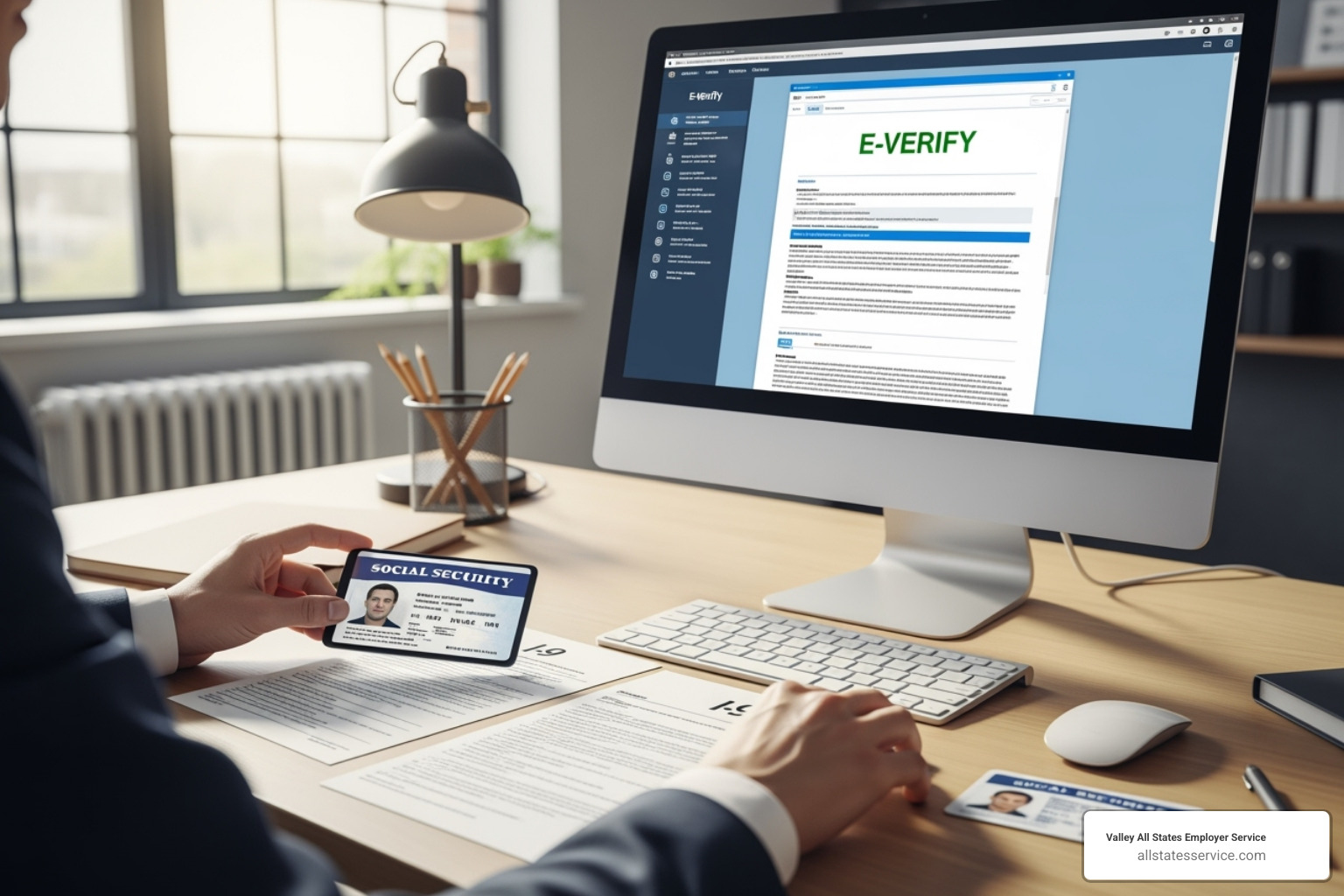 E-Verify.gov homepage screenshot - E-Verify for contractors