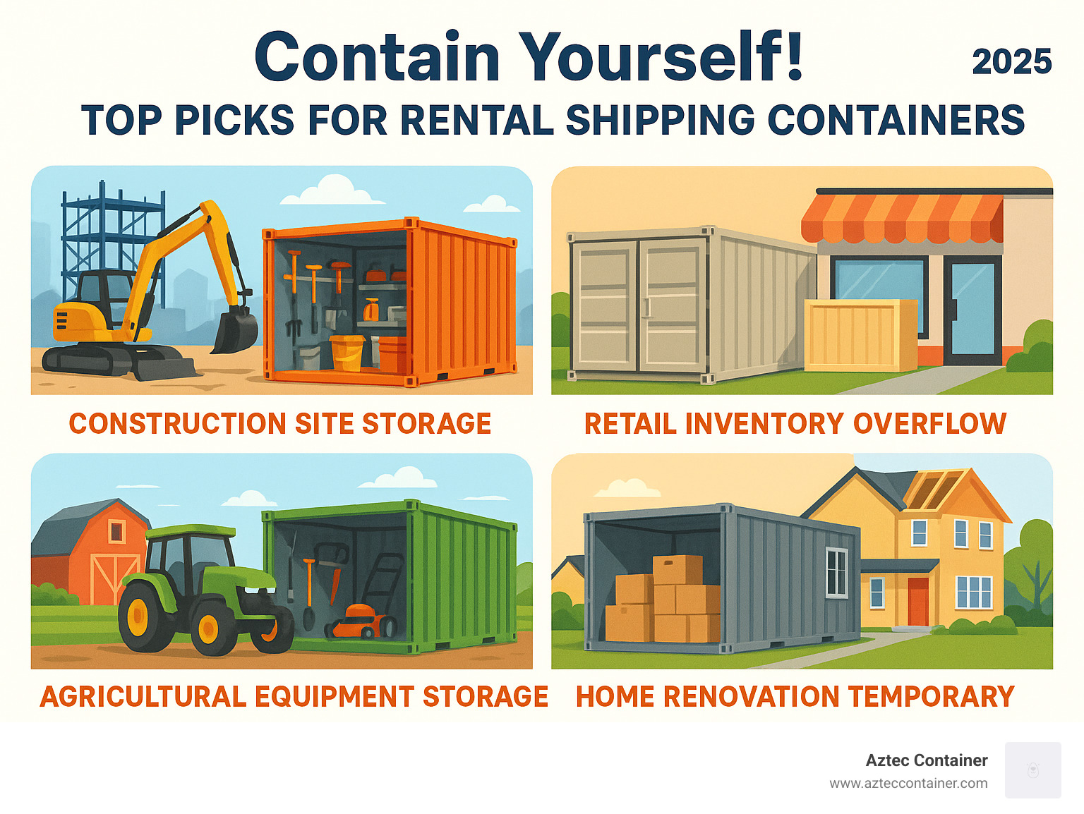Rental Shipping Containers: Top Picks 2025