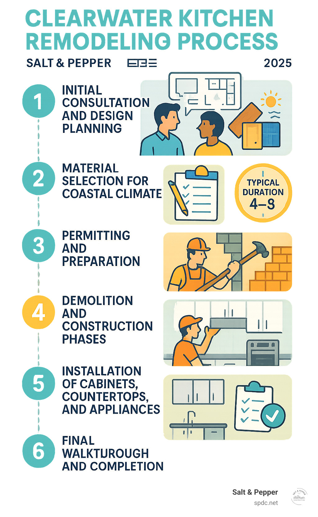 mastering the kitchen remodel order of operations for... Clearwater Kitchen Remodeling: Transform 2025