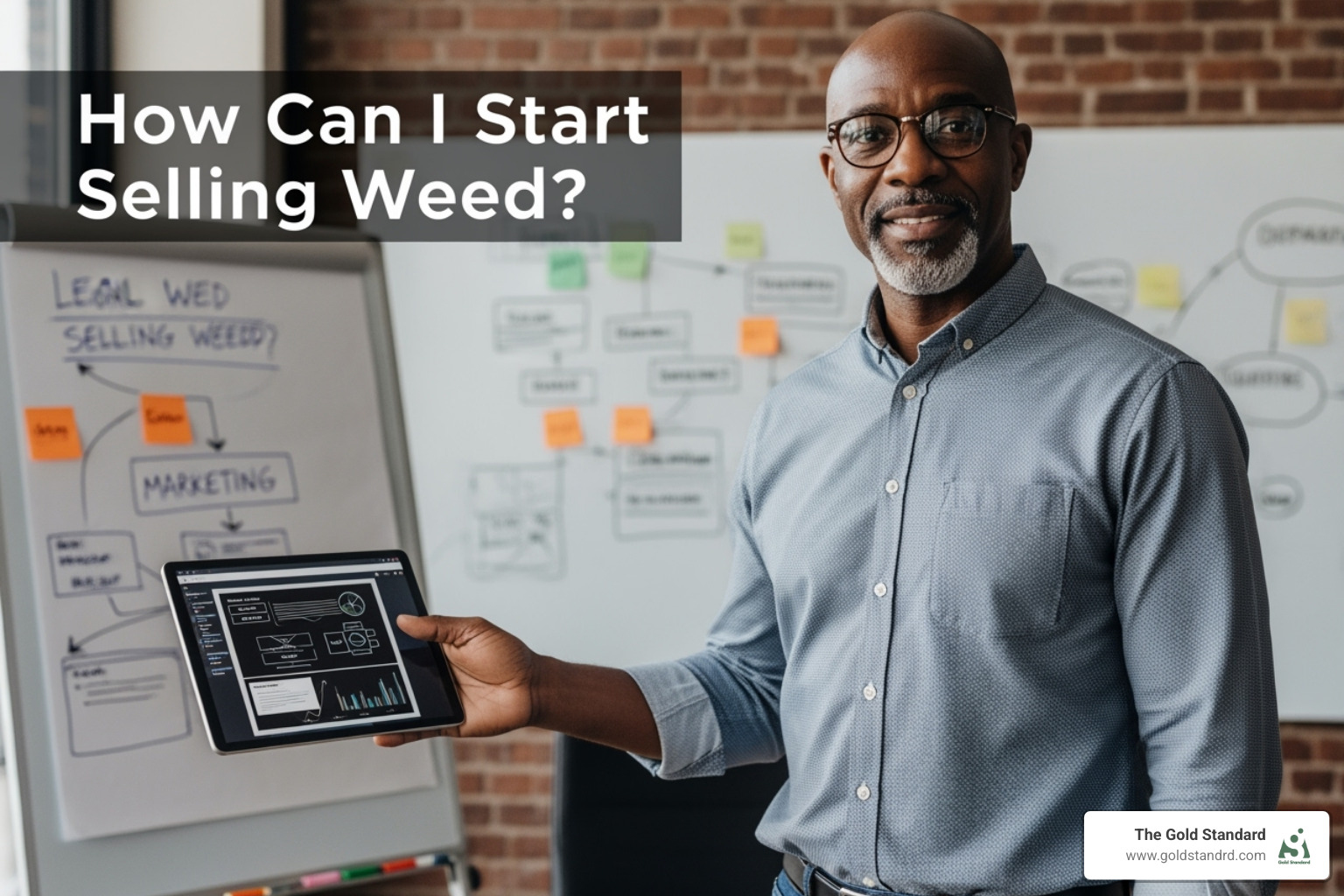 of a well-designed, compliant cannabis brand logo and packaging for a New York-based product - how can i start selling weed