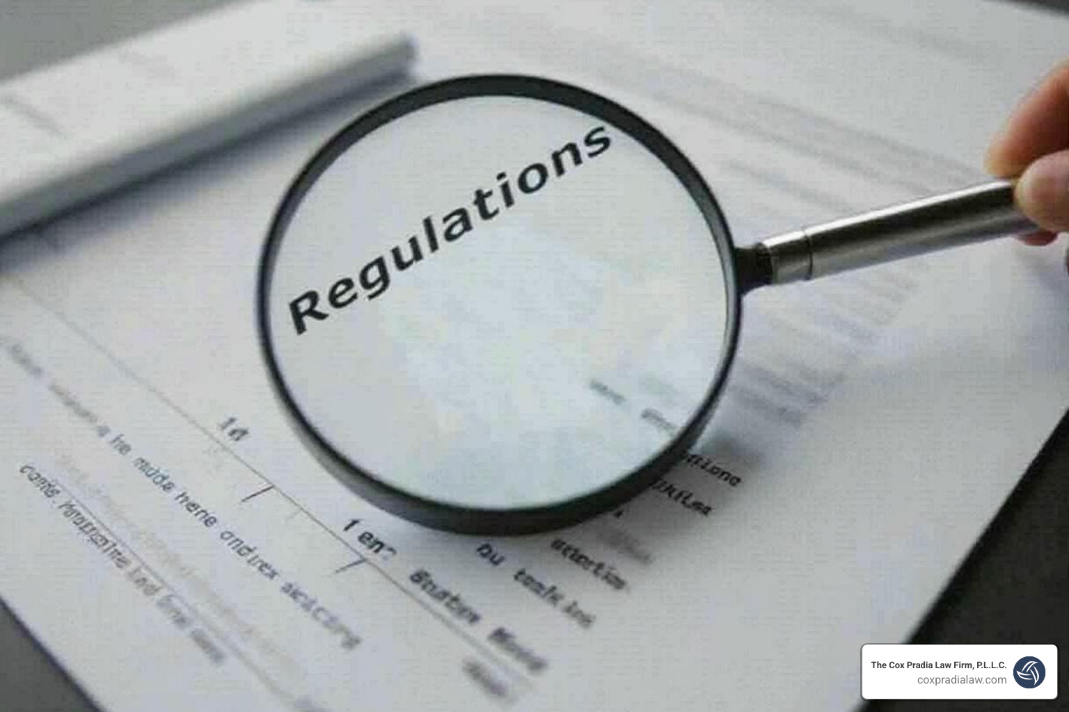 A magnifying glass over a document titled "Resident's Bill of Rights" - Houston Nursing Home Negligence Lawyer