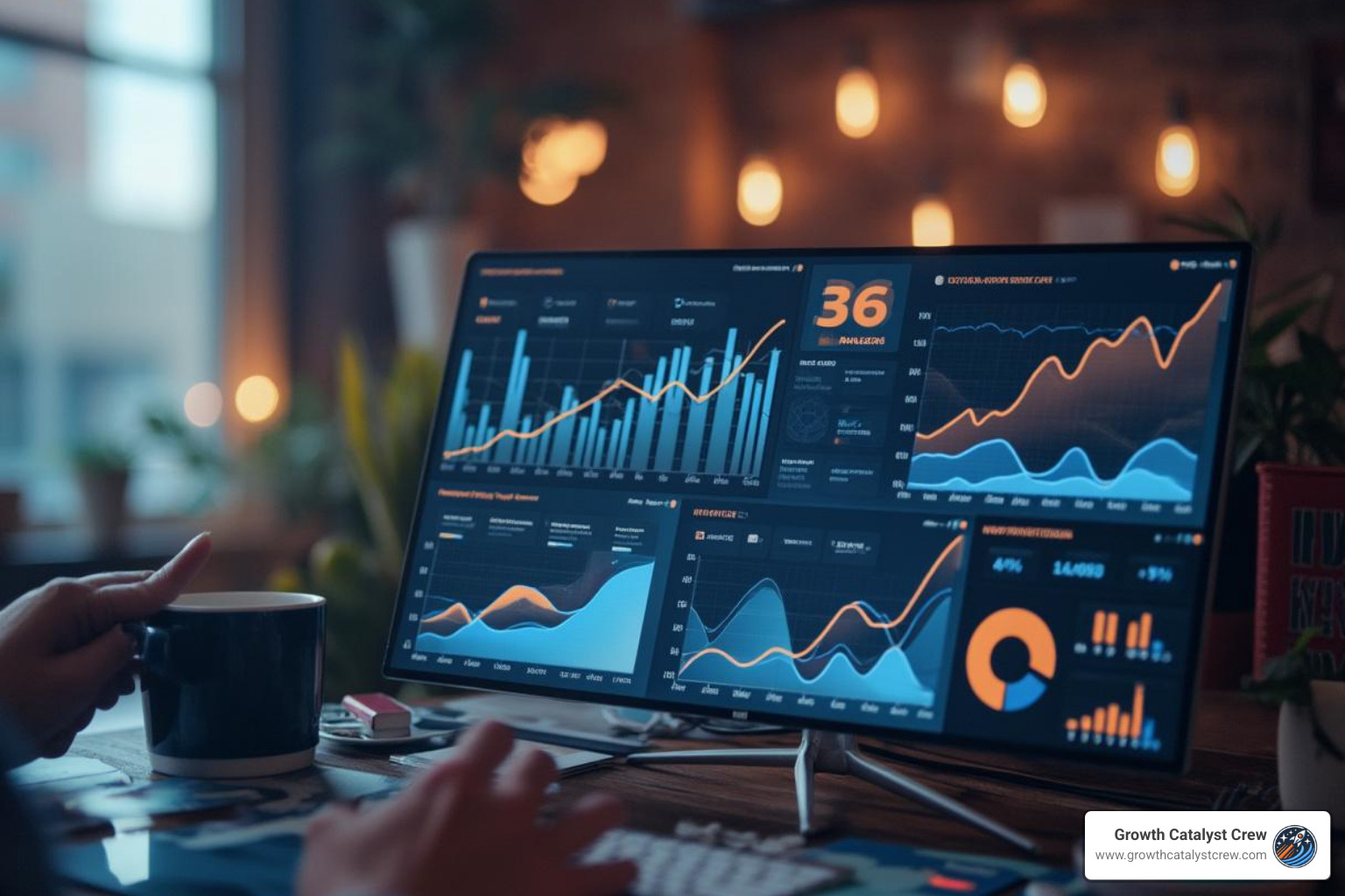 Multiple marketing platform logos (Google, Facebook, Instagram, LinkedIn, YouTube, HubSpot, Salesforce, Mailchimp) converging into a single, central dashboard icon - marketing dashboards for agencies