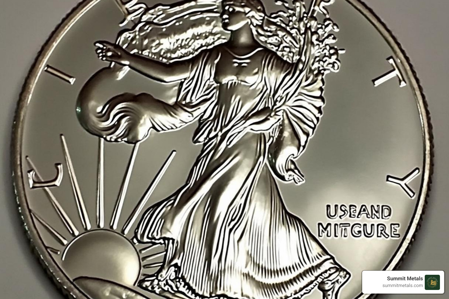Type 1 American Silver Eagle obverse and reverse - american eagle silver bullion coins for sale