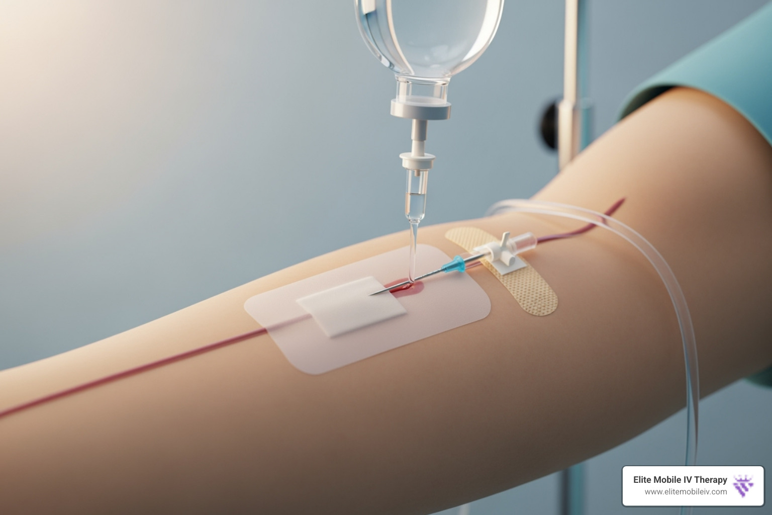 Types of IV fluid bags, such as saline and Lactated Ringer's - IV fluids for infection