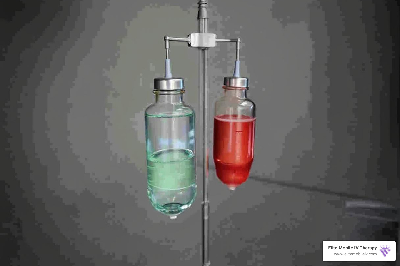 Doctor and nurse discussing a patient's fluid balance chart - IV fluids for infection