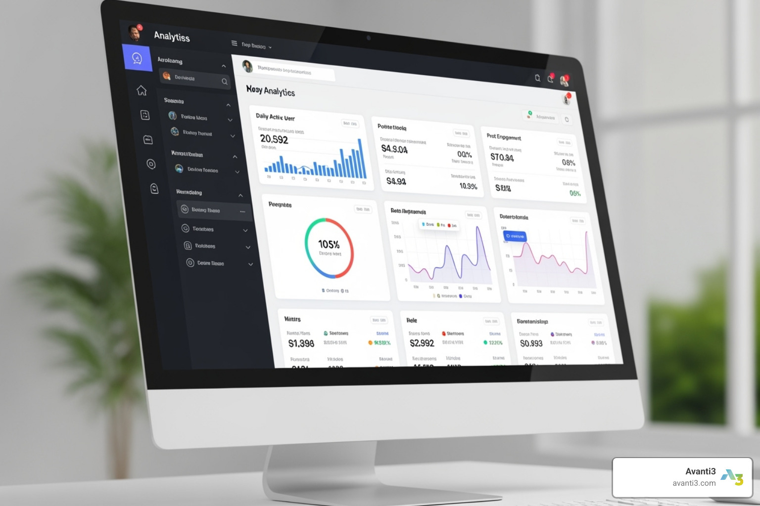 Community analytics dashboard - online community site builder