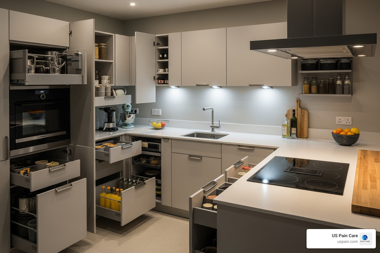 ergonomic kitchen setup - chronic pain occupational therapy