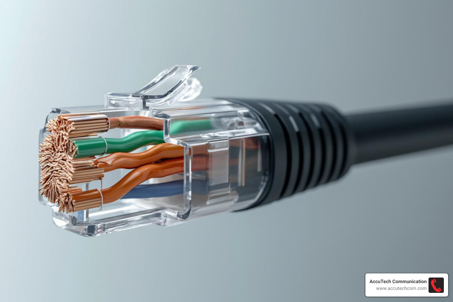 cutaway view of a CAT6 cable showing the twisted pairs - cables and connectivity