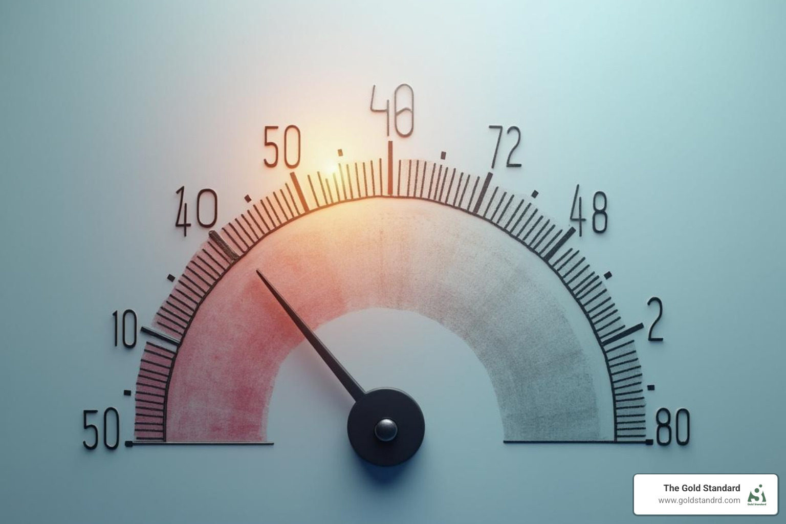 Calculator or gauge showing a price range from low to high - off page seo price