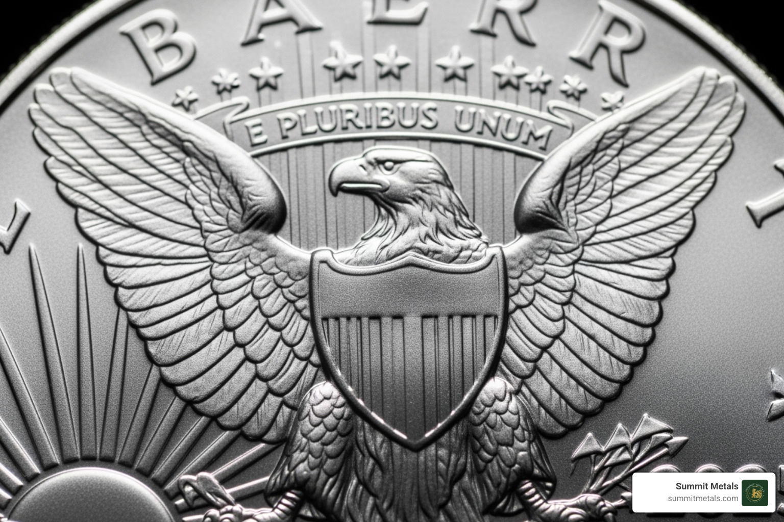 Chart showing the components of a coin's price (spot + premium) - 2025 american silver eagle coins