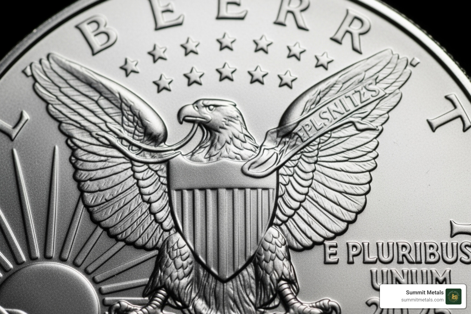 Packaging options: a single coin in a protective flip, a plastic tube of 20 coins, and a sealed green Monster Box - 2025 american silver eagle coins