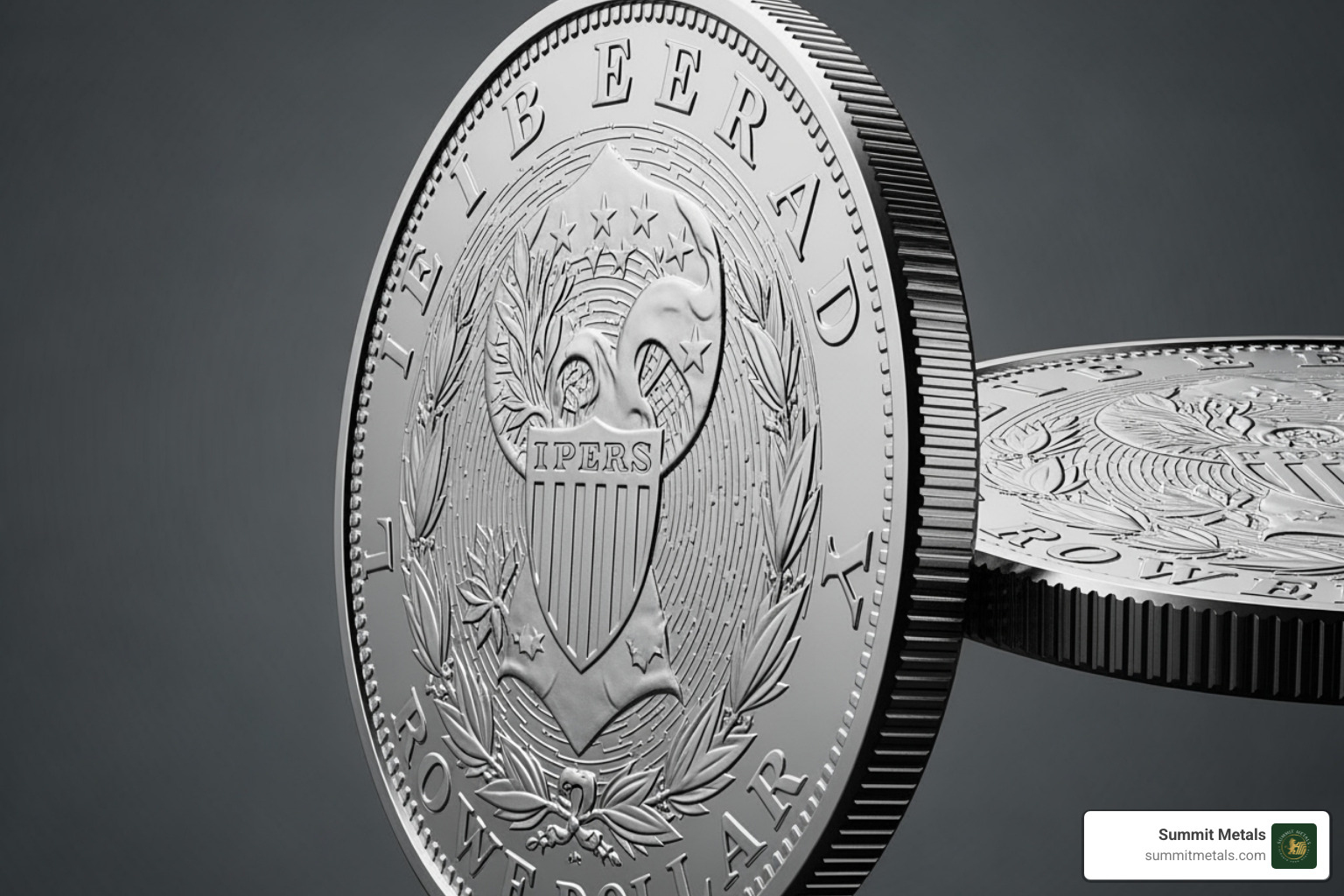 Diverse collection of modern silver coins from different countries - new silver dollar