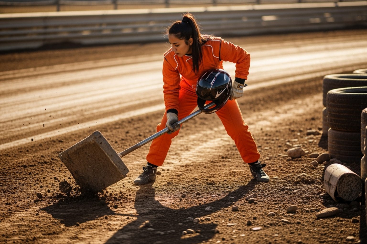 person clearing problems on race track - effective business decision making