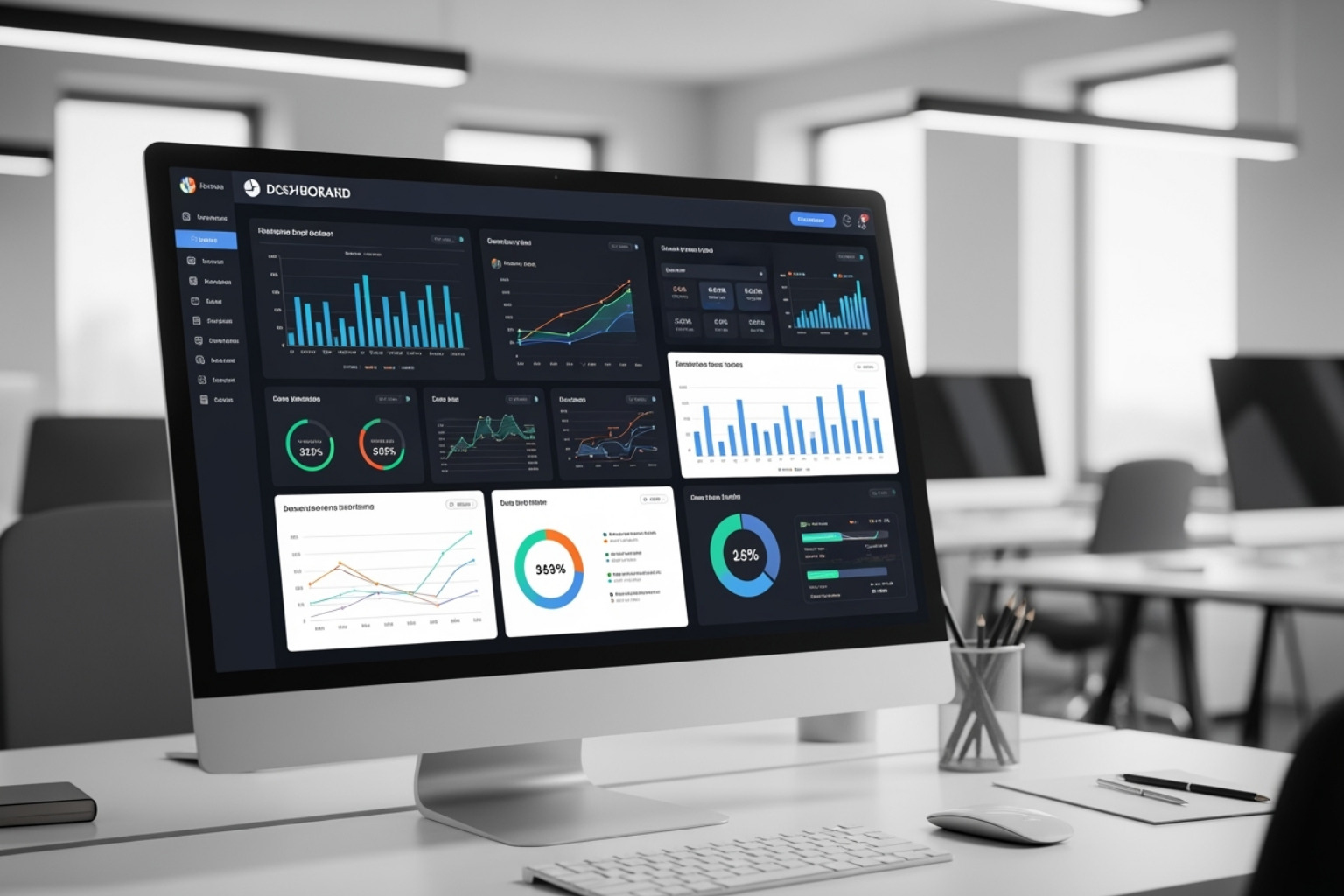 modern business intelligence dashboard - effective business decision making