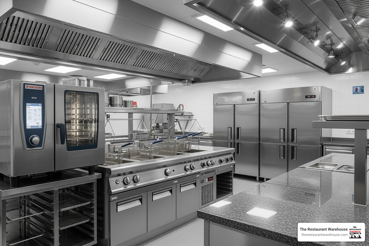 various types of leasable restaurant equipment like ovens, fryers, and refrigerators - equipment leasing restaurant