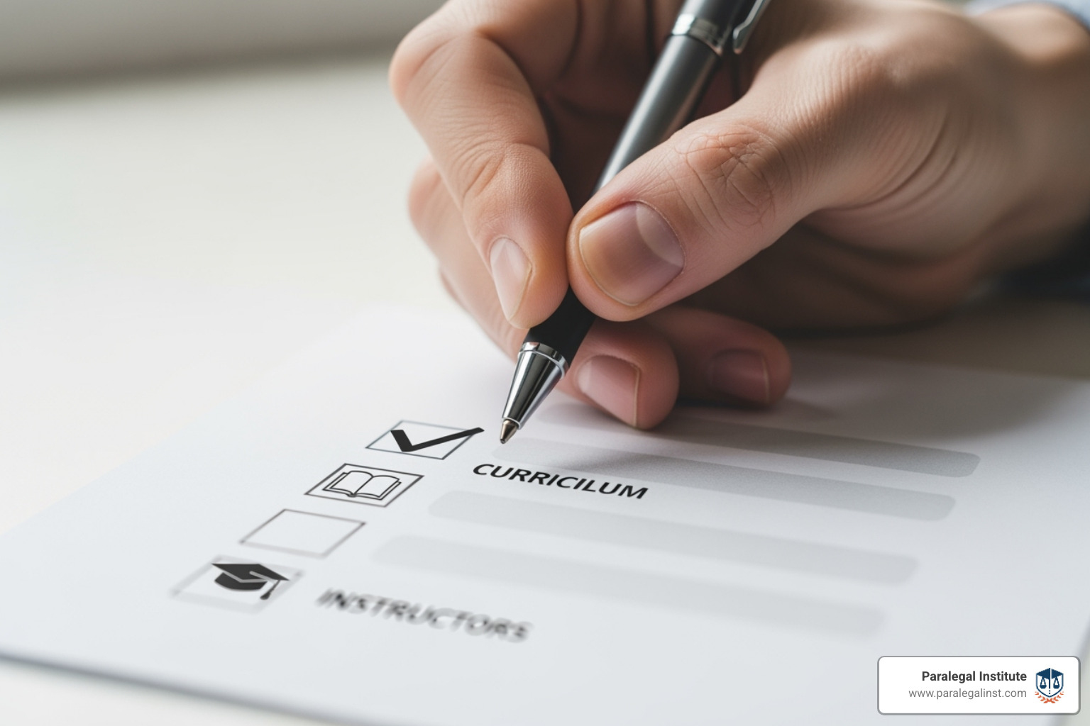 checklist with items like checklist with items like