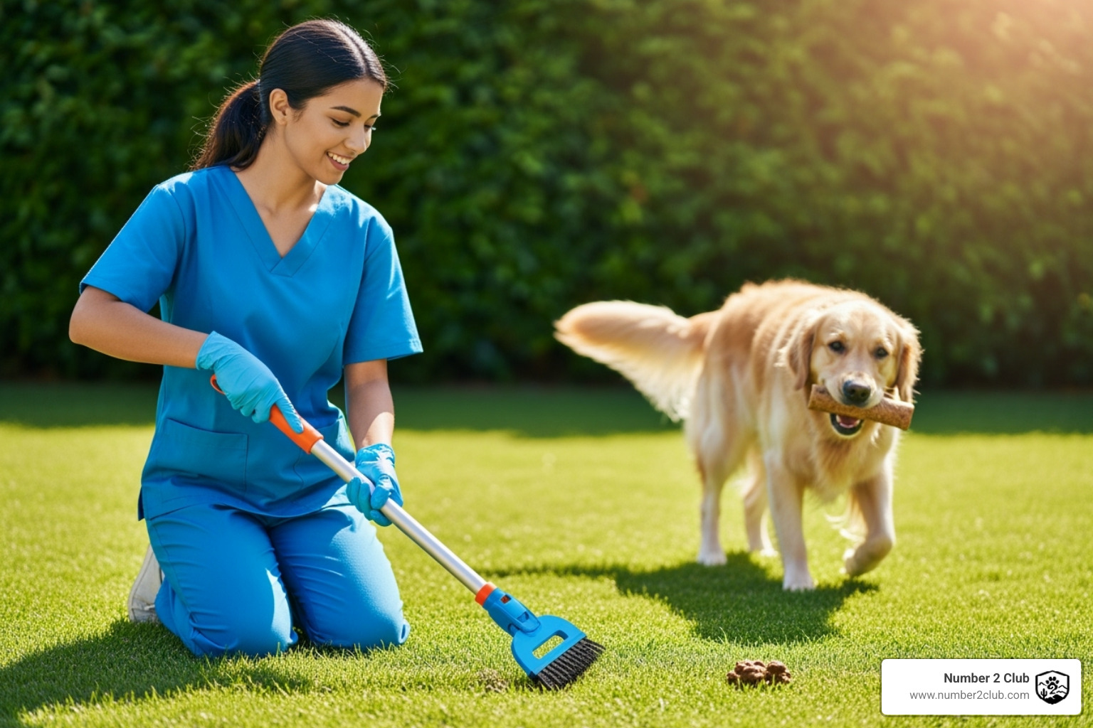 clean pet waste station - pet poop cleaning services