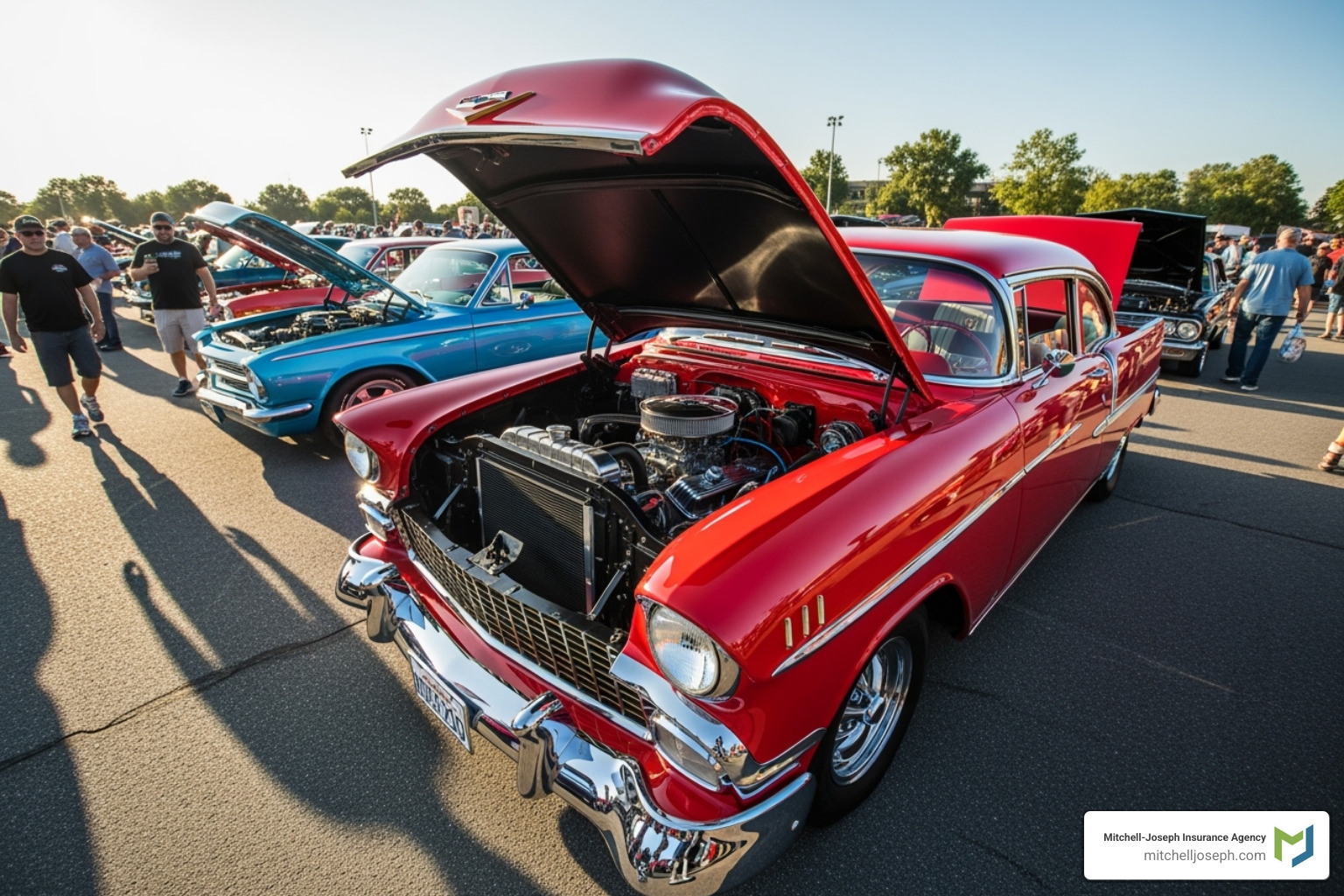 20ab59370edf862721cce7ef79471f39f303abe6 Vintage Wheels, Modern Deals – Your Ultimate Classic Car Insurance Comparison Protect your classic car! Learn key differences, save on premiums, and find specialized coverage. Start your classic car insurance comparison now. classic car at a car show with its hood open - Classic car insurance comparison