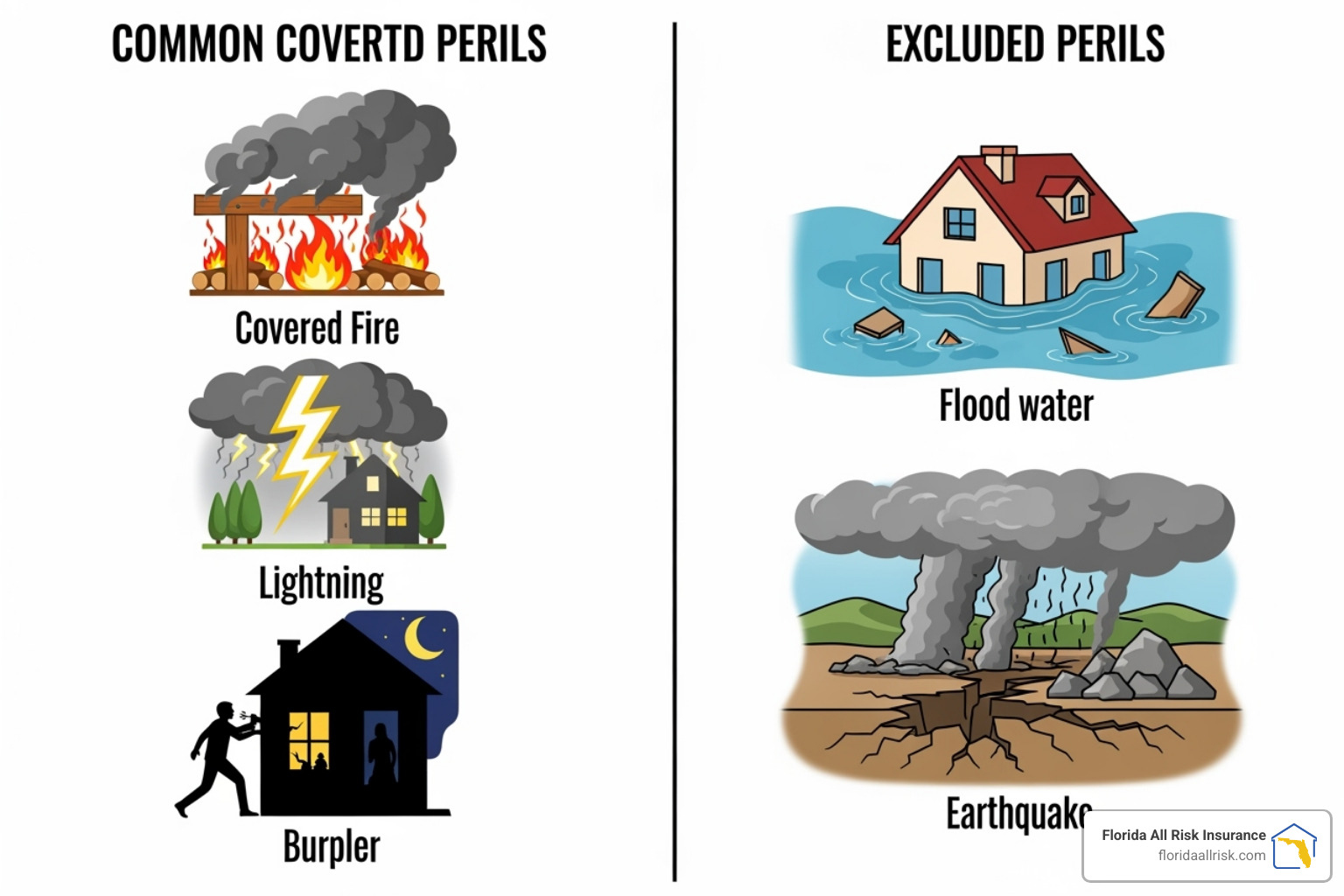 Covered vs. Excluded Perils