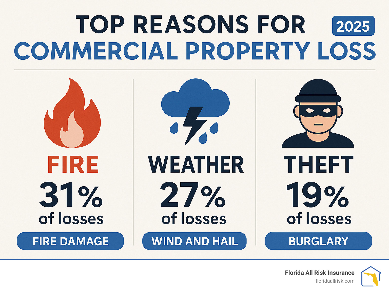 Infographic: Top Causes of Commercial Property Loss