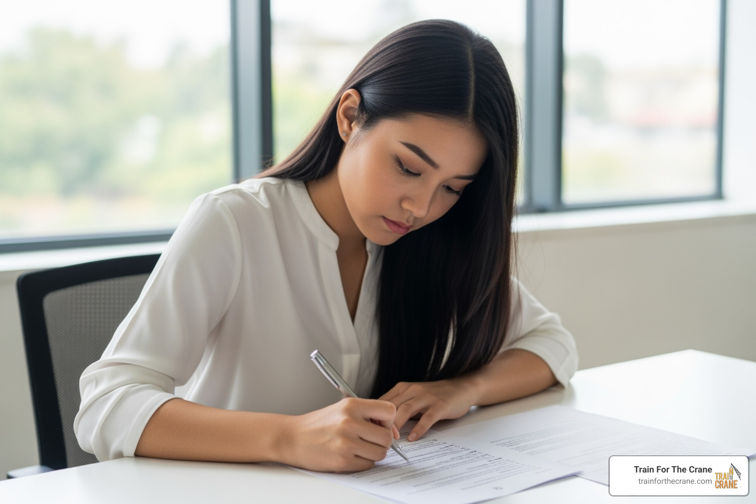 person reviewing test results - nccco practice test