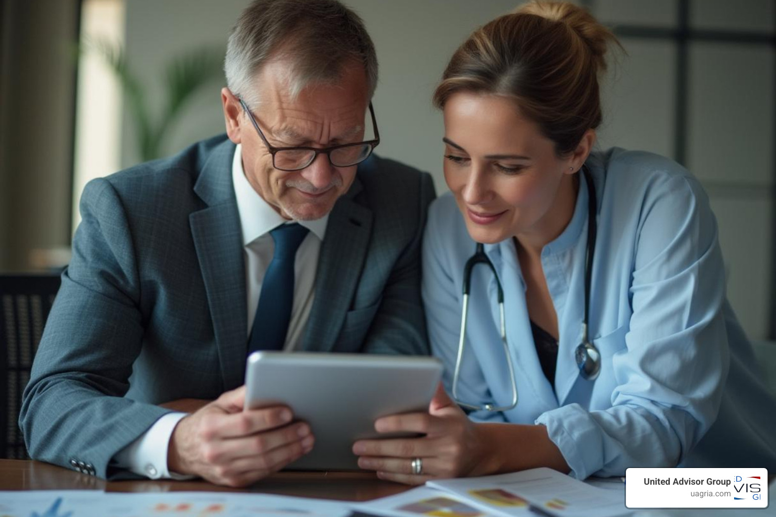 Advisor Using Tablet with Client - independent advisor firms