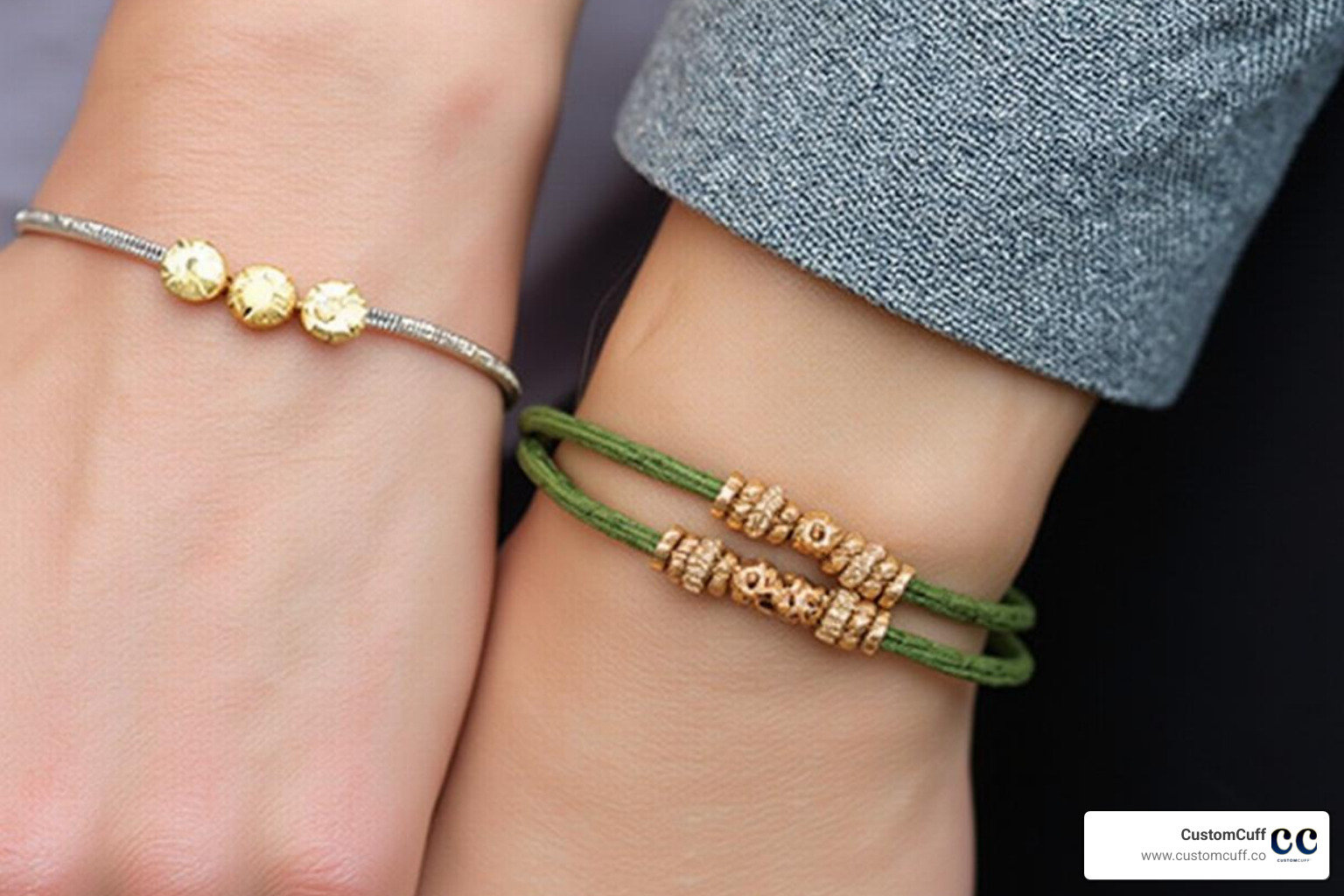 handwriting-engraved bracelet - customized couple bracelets
