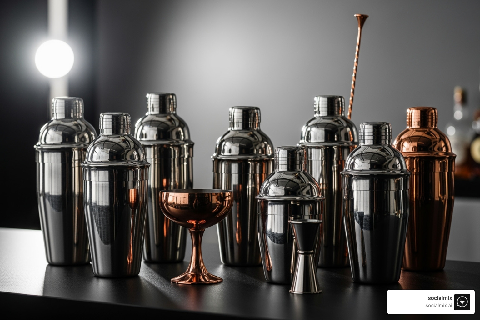 various cocktail shakers - best cocktail kit
