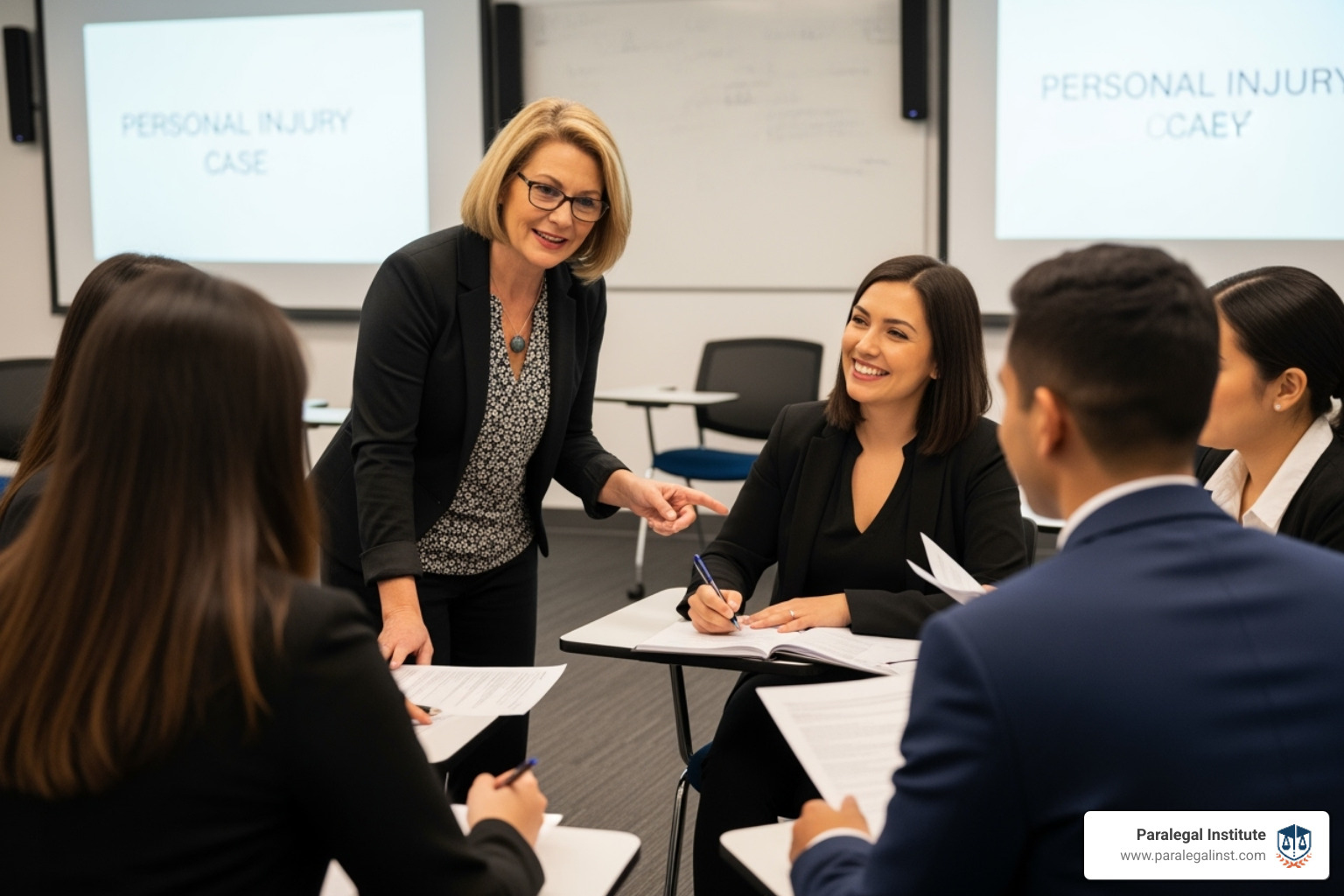 diverse group of adult learners engaged in a classroom discussion - personal injury courses for paralegals diverse group of adult learners engaged in a classroom discussion - personal injury courses for paralegals