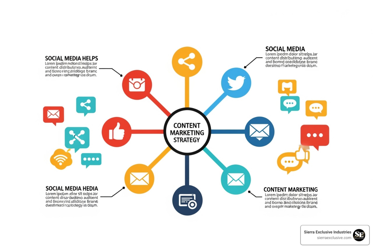 A social media analytics dashboard showing key metrics like ROAS, engagement rate, and reach - how does social media support content marketing