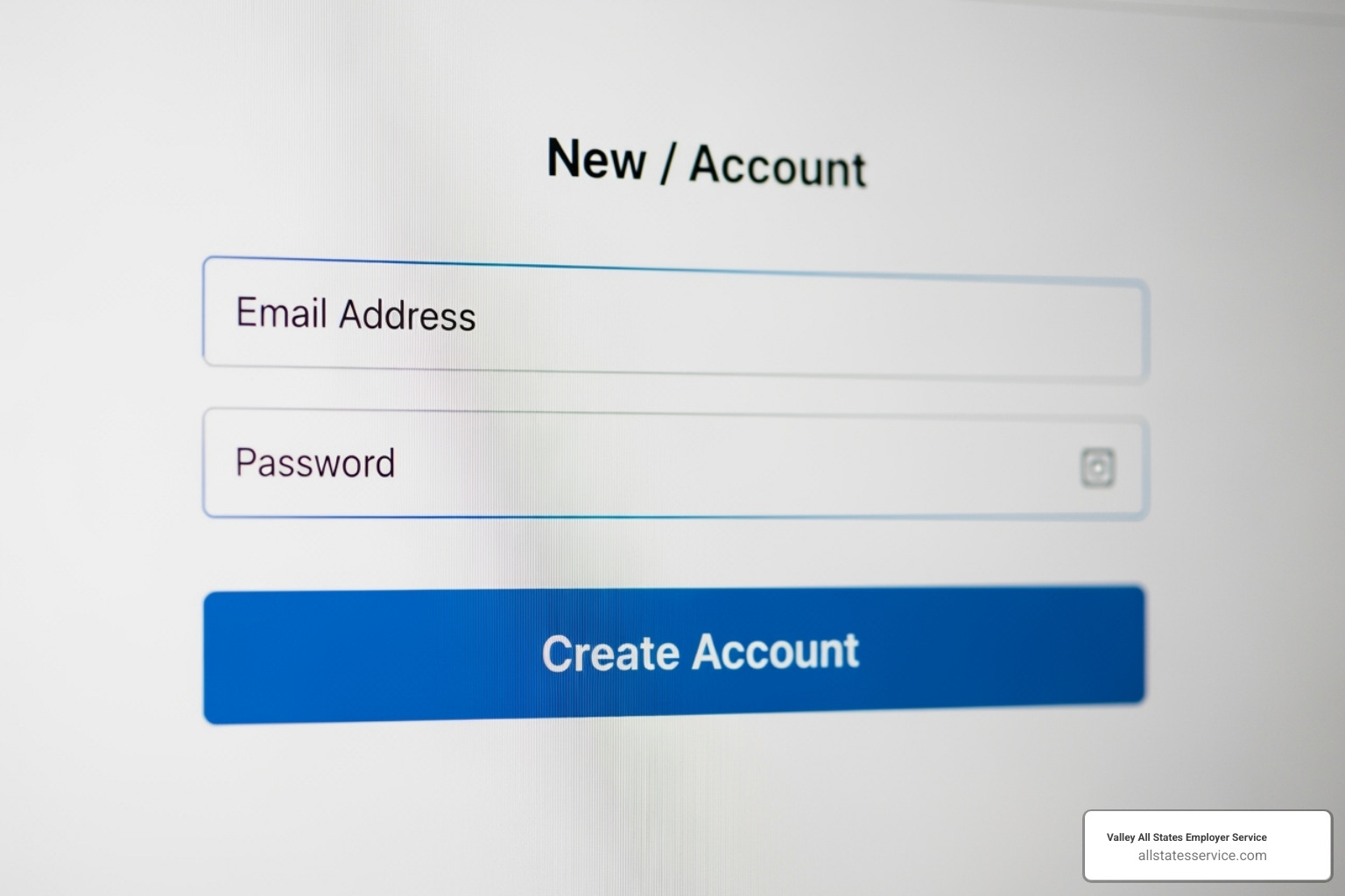 Login.gov account creation screen for E-Verify employer login