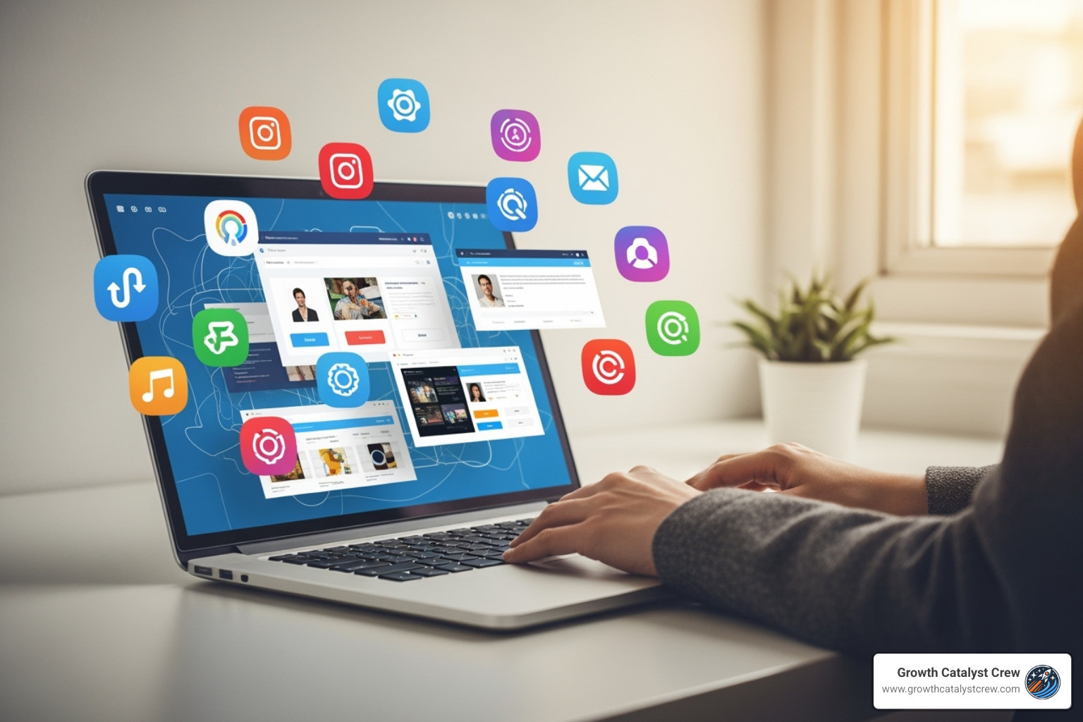 AI assistant suggesting post ideas on a screen - best social media engagement tools