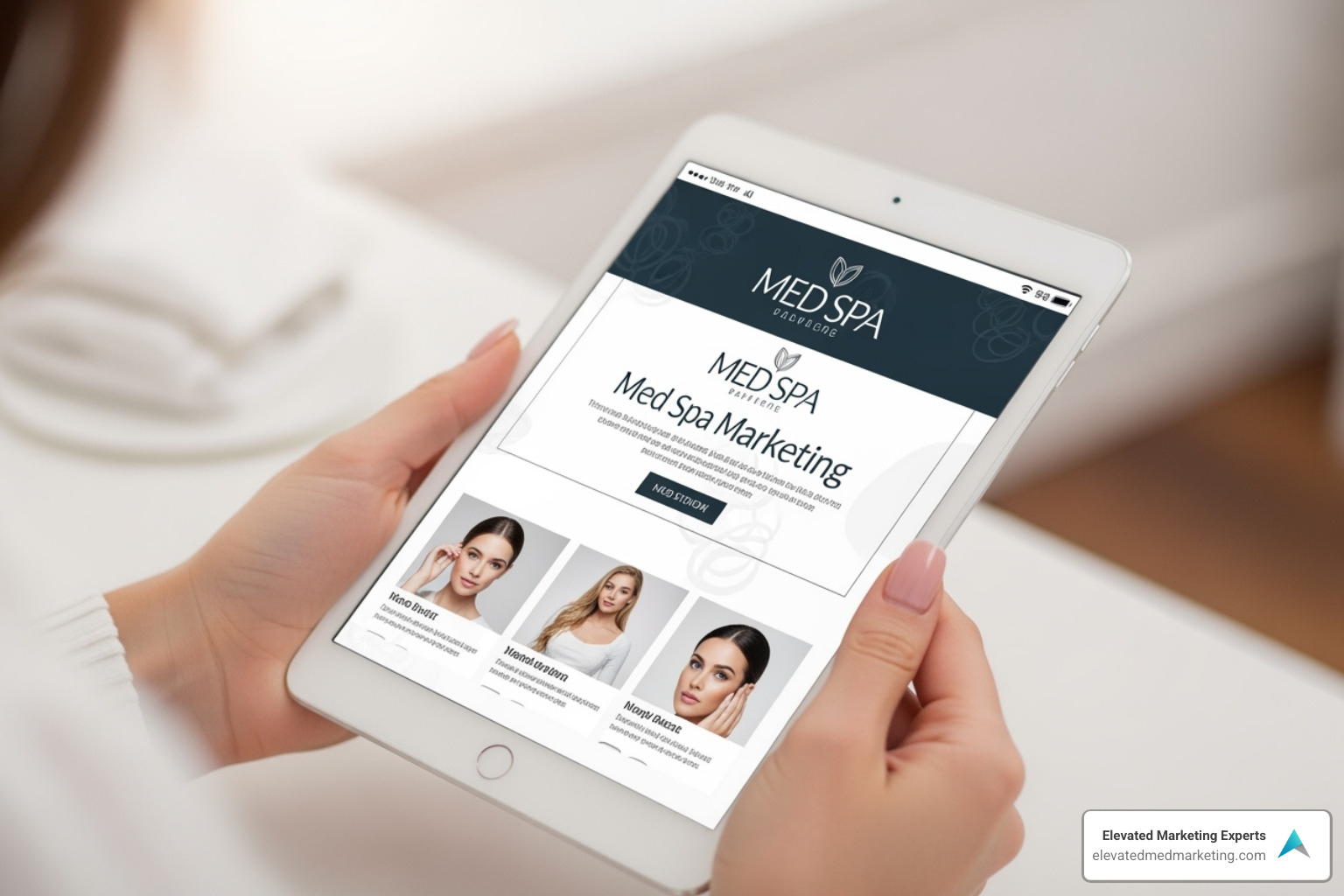 med spa website desktop mobile - Med Spa Digital Marketing
