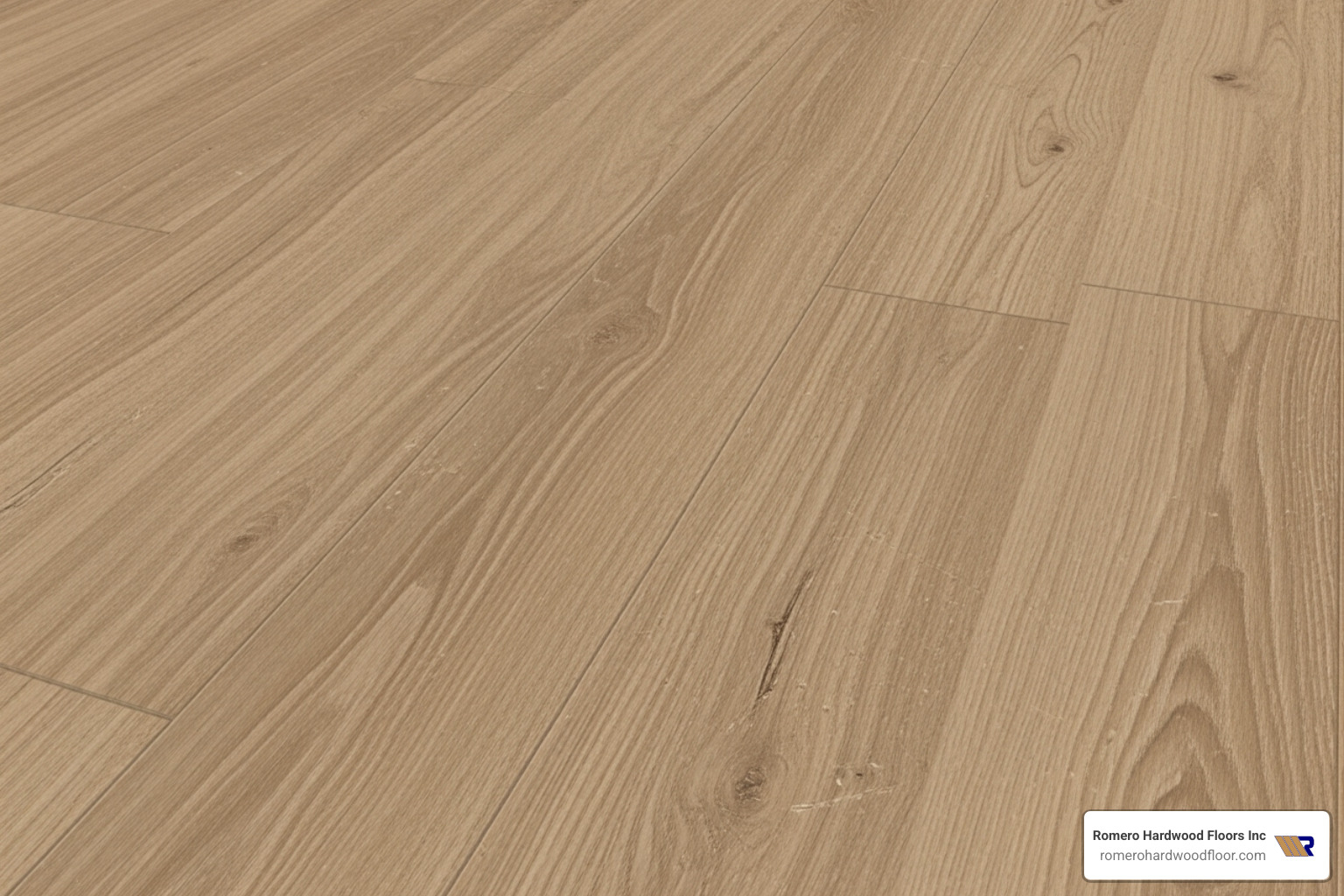 floor with minor scuffs and dullness, perfect for sandless refinishing - sandless floor finishing