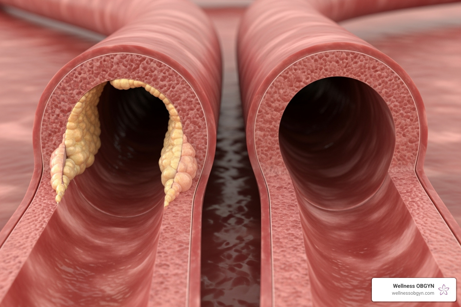 Image illustrating how smaller penile arteries can show disease before larger coronary arteries - young men erectile dysfunction