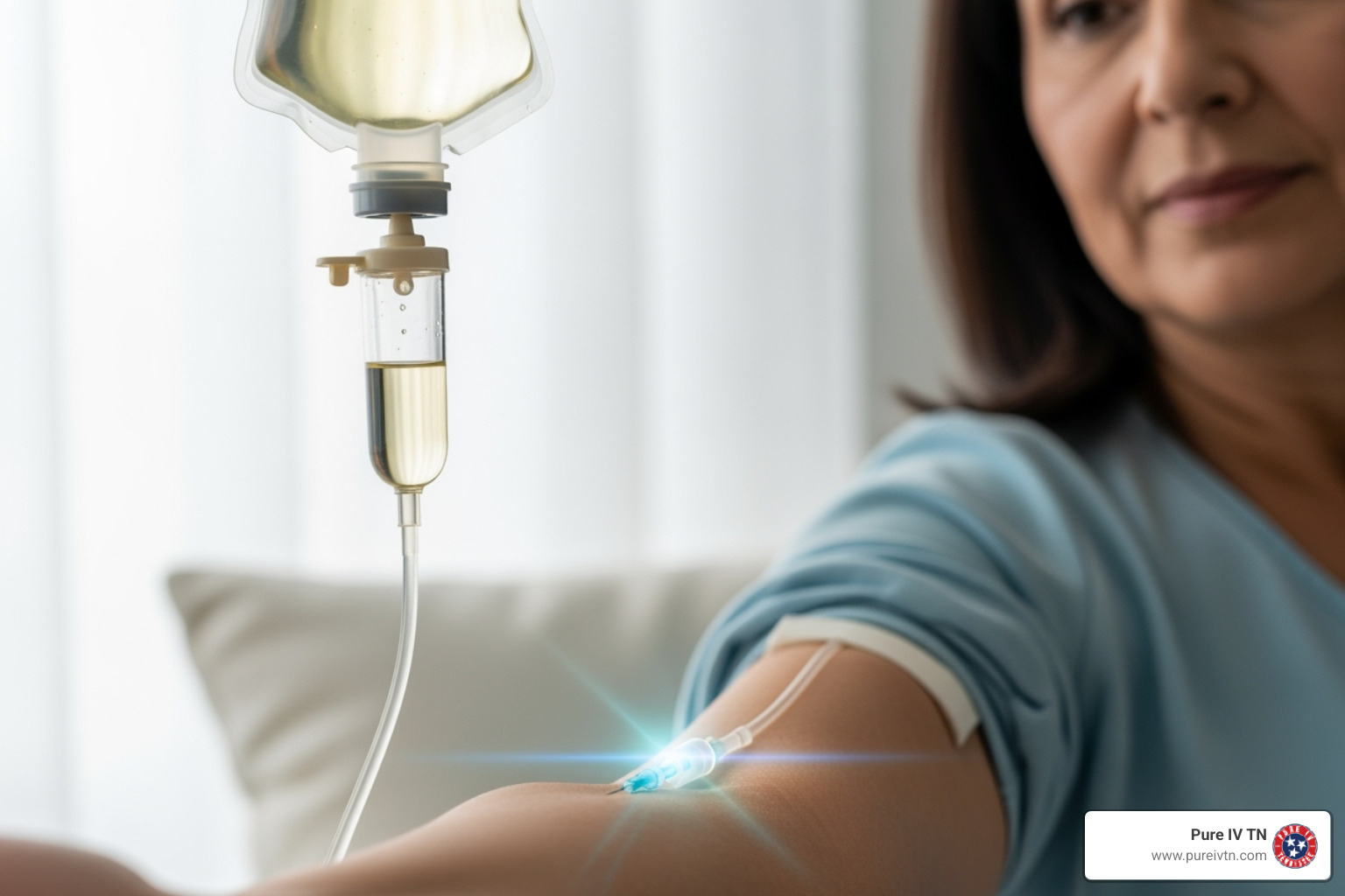 illustrating how IV drips deliver nutrients directly into the bloodstream - skinny drip
