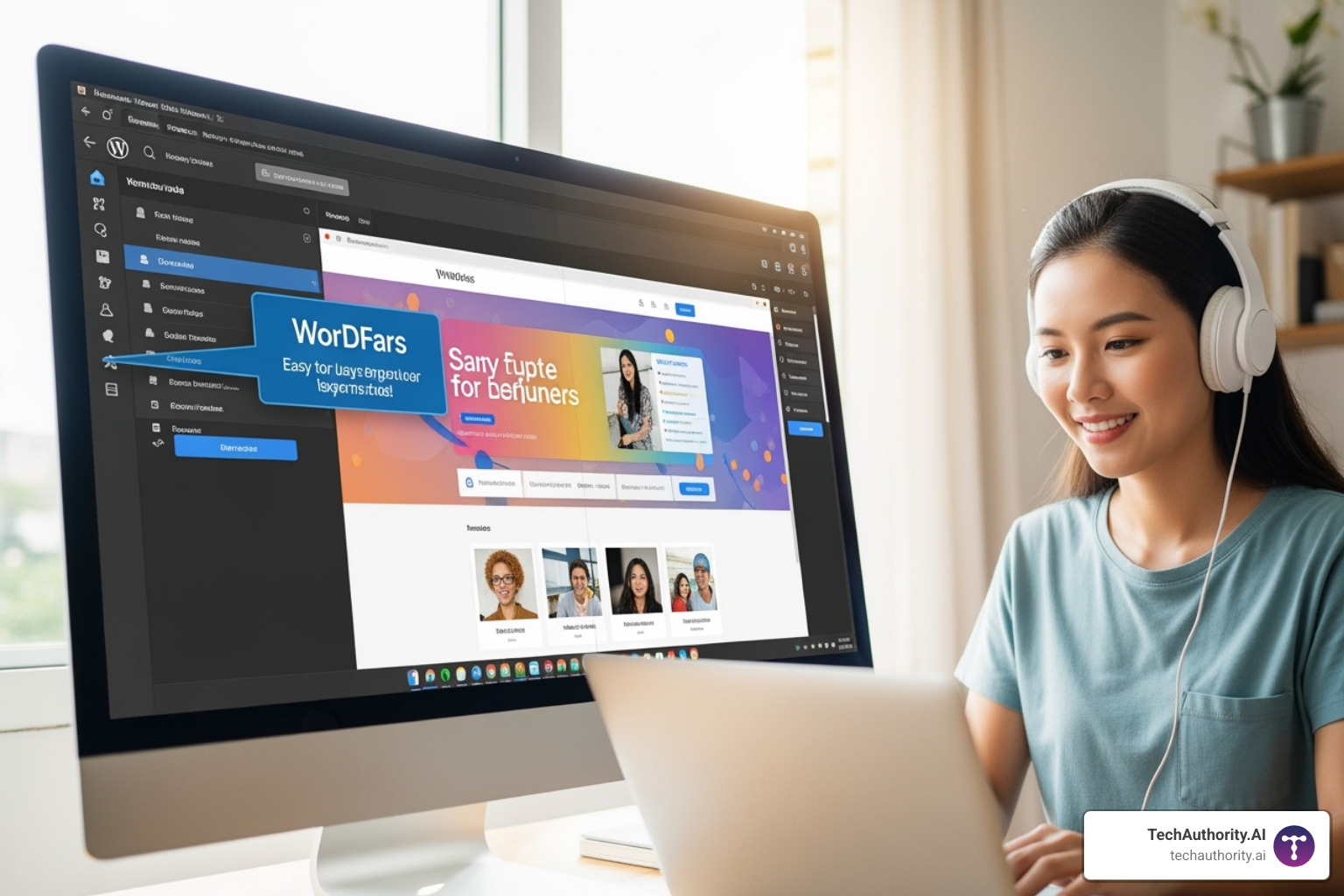 Web hosting control panel with one-click WordPress installer highlighted - wordpress tutorials