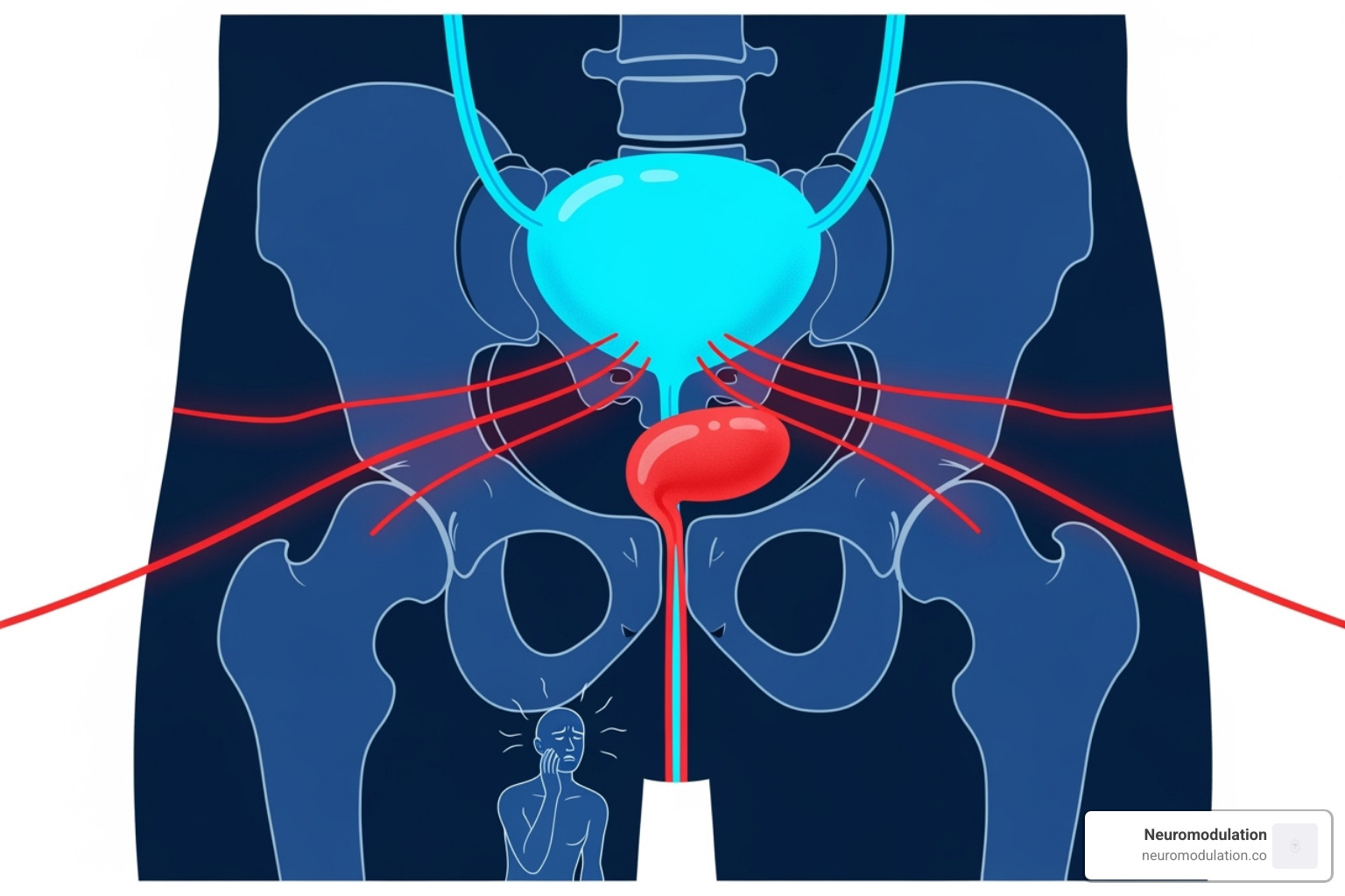 bladder anatomy and nerve pathways - overactive bladder